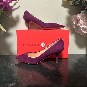 Ivanka Trump Deep Purple Heels